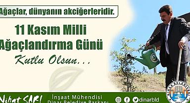 Belediye Başkanı Nihat Sarı'dan Milli Ağaçlandırma Günü Mesajı