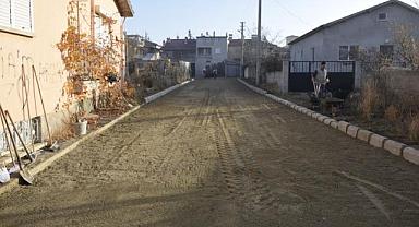 Çay İlçesinde Yol Çalışmaları Devam Ediyor