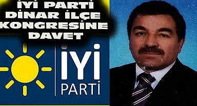 Dinar'da İYİ Parti 3. Olağan Kongresini Yapacak