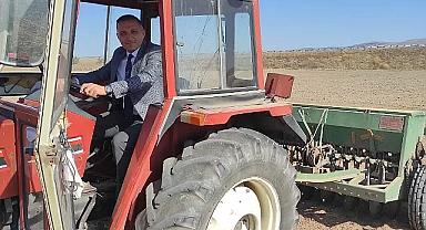 Dinar'da Reis Buğday Projesi %50 Hibeli 78 Ton