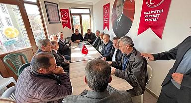 Dinar MHP'de Toplantı Yapıldı