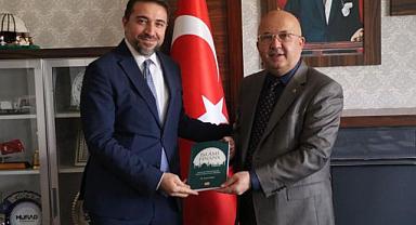 Dr. Ersan Özgür'den İGM Başkanı Çoban'a ziyaret