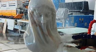 Duvaklı Bakire Heykeli yaptılar.!