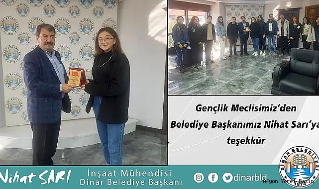 Gençlik Meclisinden Belediye Başkanı Nihat Sarı'ya teşekkür