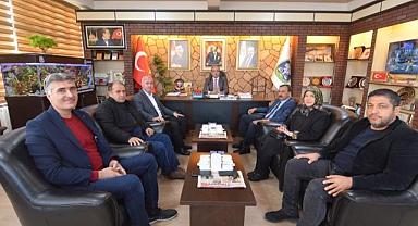 HALK EĞİTİM MERKEZİ MÜDÜRLÜĞÜNDEN BAŞKAN DR. MUSTAFA ÇÖL’E ZİYARET