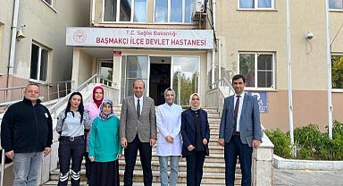 İl Sağlık Müdürlüğü Destek Hizmetleri Başkanının İlçe Ziyaretleri Sürüyor