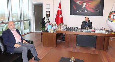 KASAPOĞLUN'DAN, SERTESER'E TEBRİK ZİYARETİ