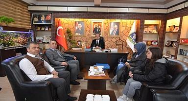 KÜTAHYA VAKIFLAR BÖLGE MÜDÜRLÜĞÜNDEN BAŞKAN DR. MUSTAFA ÇÖL’E ZİYARET