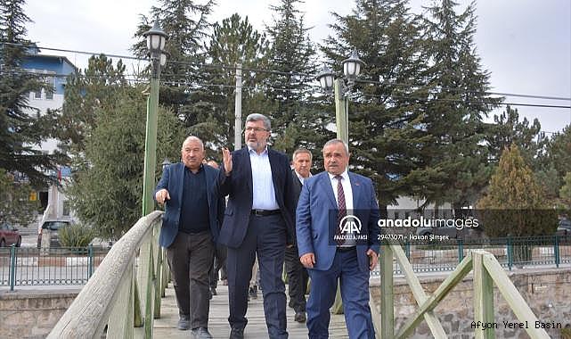 Milletvekili Ali Özkaya, İscehisar ilçesinde incelemede bulundu.
