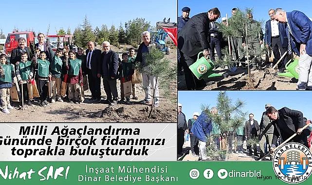 Milli Ağaçlandırma Gününde birçok fidanımızı toprakla buluşturduk
