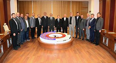 MÜSİAD AFYONKARAHİSAR ŞUBESİ, ATSO’YU ZİYARET ETTİ