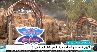 SANDIKLI HÜDAİ KAPLICALARIMIZ TRT ARABİ KANALINDA TANITILDI