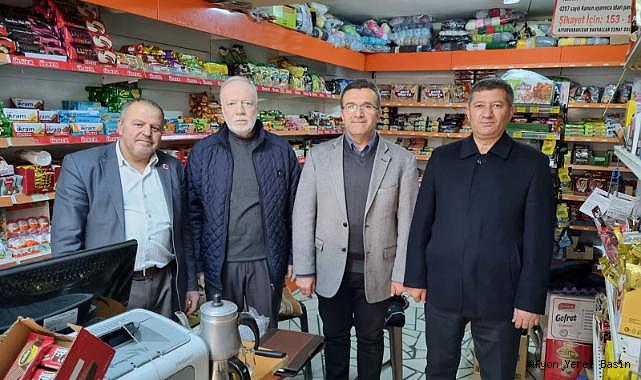 48 MAHALLEDE 30 BİNİN ÜZERİNDE ÜYEYİ ZİYARET EDİP GÖNÜL ALDILAR