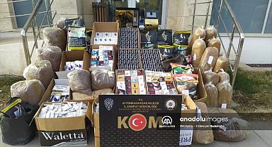 Afyonkarahisar'da 105 bin doldurulmuş makaron ele geçirildi