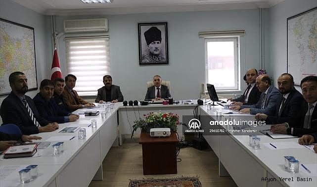 Afyonkarahisar'da kış tedbirleri toplantıları yapıldı