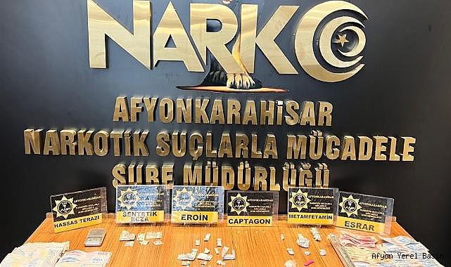 Afyonkarahisar'da uyuşturucu operasyonu