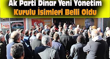 Ak Parti Dinar Yeni Yönetim Kurulu İsimleri Belli Oldu