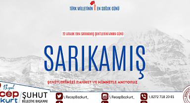 BAŞKAN BOZKURT'TAN SARIKAMIŞ MESAJI