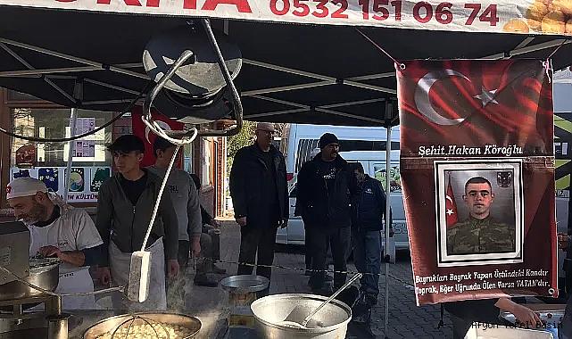 Belediye Başkanı Ayhan Gönüllü Şehidimizin Ruhuna Lokma Dökümüne Katıldı