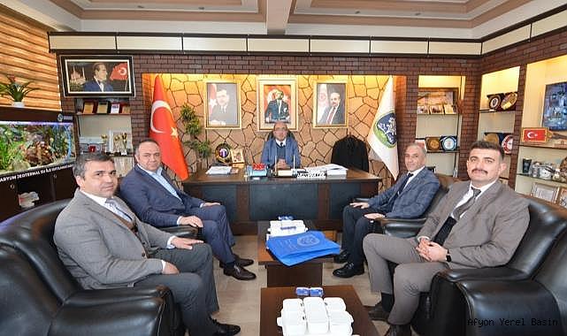 BEM-BİR-SEN AFYON İL BAŞKANLIĞINDAN BAŞKAN DR. MUSTAFA ÇÖL’E ZİYARET