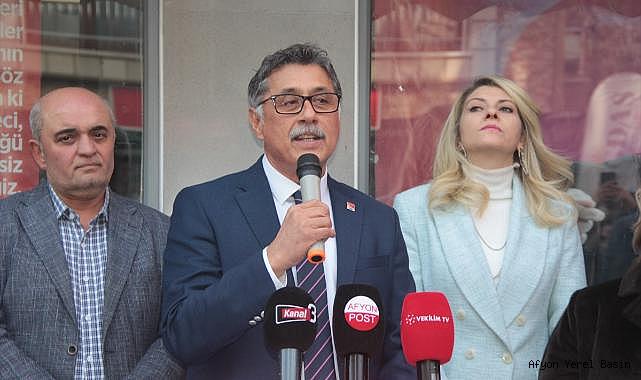 CHP Afyonkarahisar İl Başkanı Yalçın Görgöz, görevinden istifa etti
