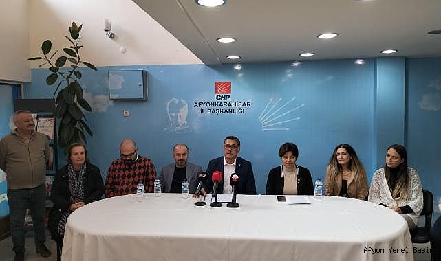 CHP İL BAŞKANI GÖRGÖZ GÜNDEMİ DEĞERLENDİRDİ..
