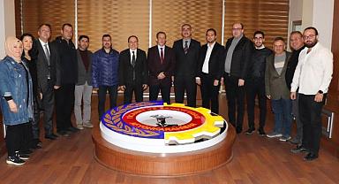 DEVA PARTİSİ, ATSO’YU ZİYARET ETTİ