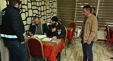 Dinar'da asayiş uygulaması yapıldı