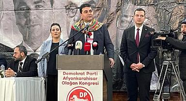 DP Genel Başkanı Uysal partisinin Afyonkarahisar İl Kongresi'nde konuştu: