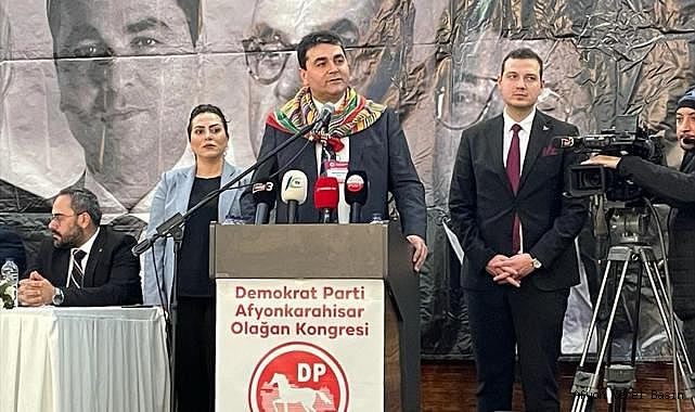 DP Genel Başkanı Uysal partisinin Afyonkarahisar İl Kongresi'nde konuştu: