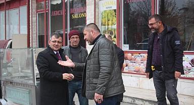 Emirdağ Belediye Başkanı Serkan Koyuncu Yapımı Devam Eden Hükümet Konağında İncelemelerde Bulundu