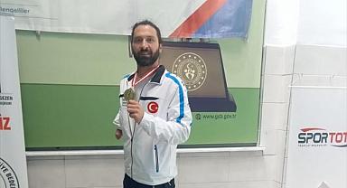 Engelli yüzücü Fevzi Çakmak 1,5 aylık çalışmayla Türkiye birincisi oldu