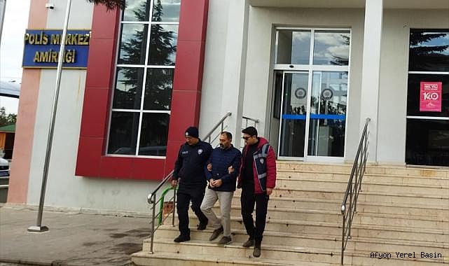 Firari hükümlü Bolvadin'de yakalandı.