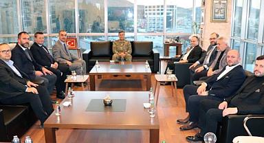 İKMAL VE GARNİZON KOMUTANI TUĞGENERAL ALP’TEN ATSO’YA İADE-İ ZİYARET