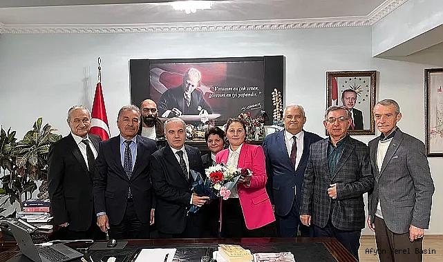 İYİ Parti Dinar İlçe Teşkilatından Kaymakam Kemal Duru'ya Ziyaret