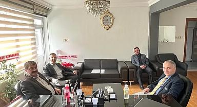 Kaymakam Kemal Duru'dan Ak Parti Dinar İlçe Başkanı İbrahim Özgül'ü Ziyaret