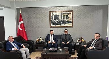 Kaymakam ve Başsavcı'dan Kaymakam Kemal Duru'ya Ziyaret