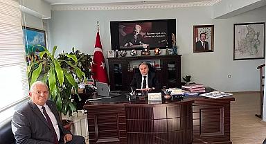 Mehmet Öztürk'ten Kaymakam Duru'ya Ziyaret