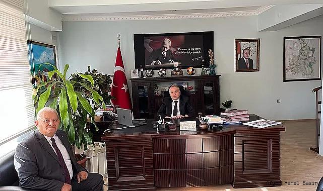Mehmet Öztürk'ten Kaymakam Duru'ya Ziyaret