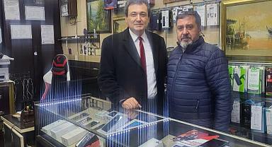 Tekdemir, Cep Telefoncular Derneği (CEPDER) Başkanı Şenol Şen’i ziyaret etti