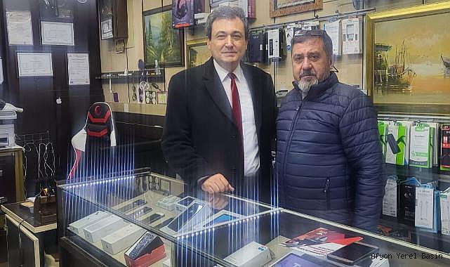 Tekdemir, Cep Telefoncular Derneği (CEPDER) Başkanı Şenol Şen’i ziyaret etti