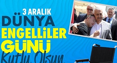 ZEYBEK BAŞKAN´DAN DÜNYA ENGELLİLER GÜNÜ MESAJI