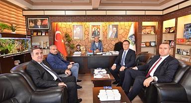 ZİRAAT BANKASI BÖLGE MÜDÜRLÜĞÜNDEN BAŞKAN DR. MUSTAFA ÇÖL’E ZİYARET