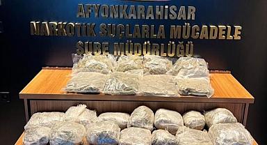 Afyonkarahisar'da uyuşturucu operasyonunda 2 şüpheli yakalandı