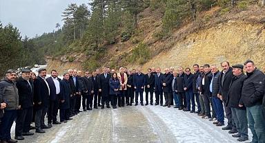 Afyonkarahisar Valisi Yiğitbaşı, yol açılışına katıldı