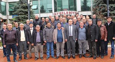 BAŞKAN ATLI'YA STK VE MUHTARLARDAN TAM DESTEK.