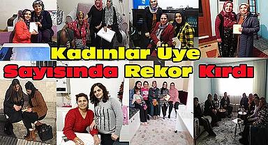 Dinar'da Ak Parti Kadın Kolları Üye Sayısında Rekor Kırdı