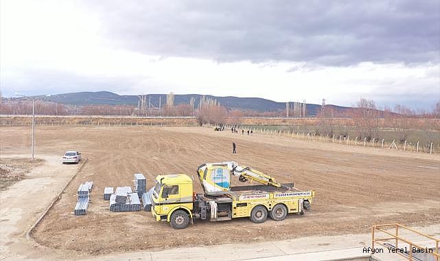 Dinar'da GES projesi kurulumu başladı
