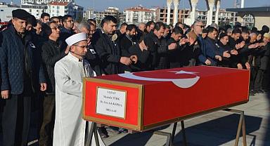 Diyarbakır'da vefat eden astsubay Mustafa Türk son yolculuğuna uğurlandı