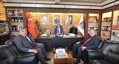 İL MİLLİ EĞİTİM MÜDÜRLÜĞÜNDEN BAŞKAN DR. MUSTAFA ÇÖL’E ZİYARET